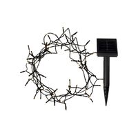 Solar Green Solar Fairy Lights - Warm White